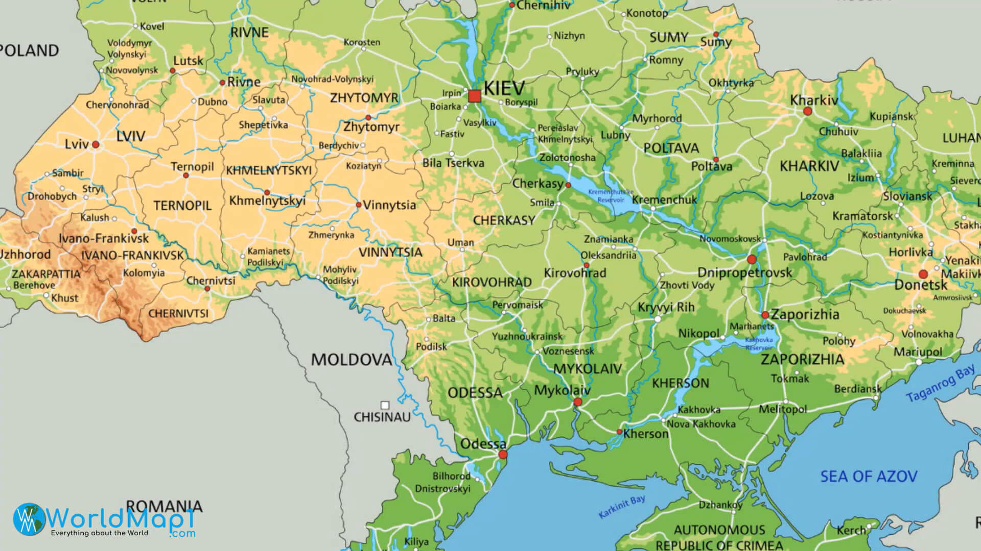 Sumy Haritası Ukrayna
